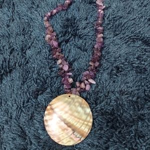 Beautiful amethyst necklace